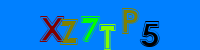 Blue Captcha Image