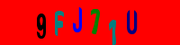 Blue Captcha Image