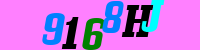 Blue Captcha Image