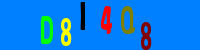 Blue Captcha Image