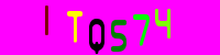 Blue Captcha Image
