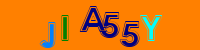 Blue Captcha Image