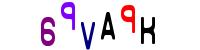 Blue Captcha Image