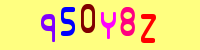 Blue Captcha Image