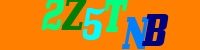 Blue Captcha Image