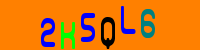 Blue Captcha Image