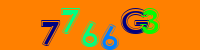 Blue Captcha Image