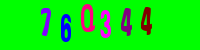 Blue Captcha Image