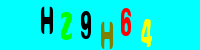 Blue Captcha Image