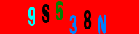 Blue Captcha Image
