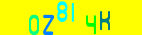 Blue Captcha Image