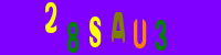 Blue Captcha Image