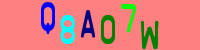 Blue Captcha Image