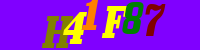 Blue Captcha Image