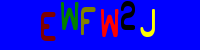 Blue Captcha Image