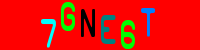 Blue Captcha Image