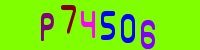 Blue Captcha Image