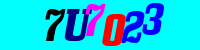 Blue Captcha Image