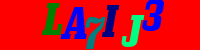 Blue Captcha Image