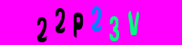 Blue Captcha Image