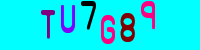 Blue Captcha Image