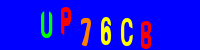 Blue Captcha Image