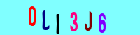 Blue Captcha Image