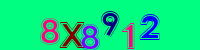 Blue Captcha Image