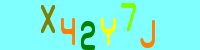 Blue Captcha Image