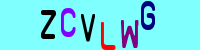 Blue Captcha Image