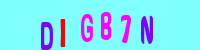 Blue Captcha Image