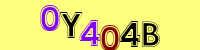 Blue Captcha Image