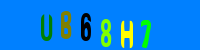 Blue Captcha Image