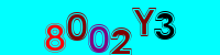 Blue Captcha Image