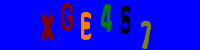 Blue Captcha Image