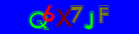 Blue Captcha Image
