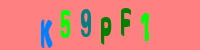 Blue Captcha Image