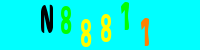 Blue Captcha Image
