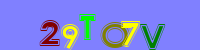 Blue Captcha Image