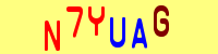 Blue Captcha Image