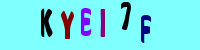Blue Captcha Image