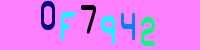 Blue Captcha Image
