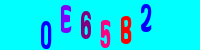 Blue Captcha Image