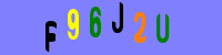Blue Captcha Image