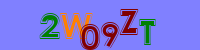 Blue Captcha Image