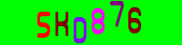 Blue Captcha Image