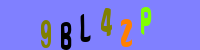 Blue Captcha Image