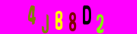 Blue Captcha Image