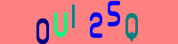 Blue Captcha Image