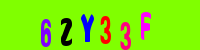 Blue Captcha Image